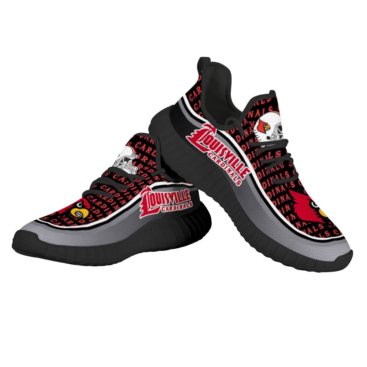 Men's NFL Arizona Cardinals Mesh Knit Sneakers/Shoes 002